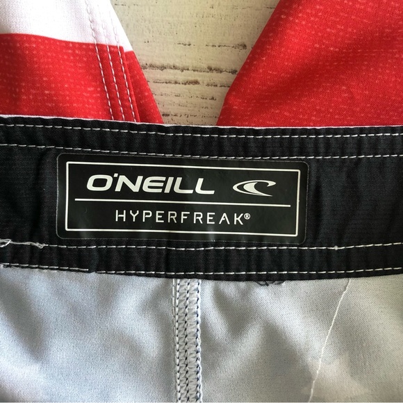 *3/$20* O’NEILL HYPERFREAK American Flag Patriotic 9” Board Shorts 29 - Picture 6 of 7